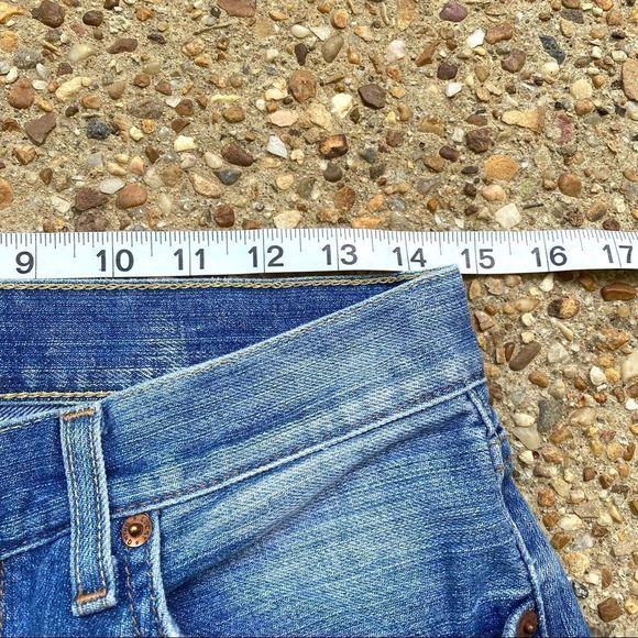 Lucky Brand Men's Dungarees Gene Montesano Bootcut Short Jeans Size 30 - Picture 3 of 10